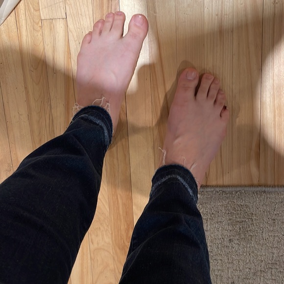 h&m super comfortable and skinny high waist ankle length ripped jeans high waist - Picture 15 of 16